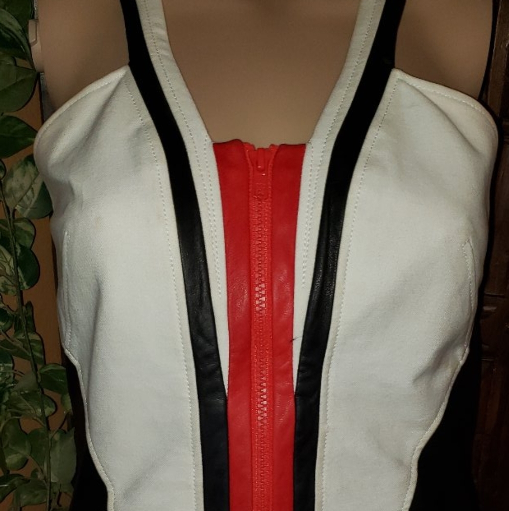 Helmut Lang 100% Leather Dress Size 0 XSmall